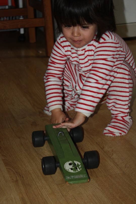 An old family favourite - this chunky wooden car was made to last 